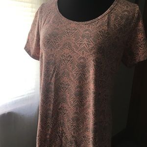 Lularoe classic t in faded Aztec print